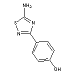 4-(5-amino-1,2,4-thiadiazol-3-yl)phenol