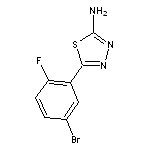 5-(5-Bromo-2-fluorophenyl)-1,3,4-thiadiazol-2-amine