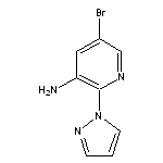 5-bromo-2-(1H-pyrazol-1-yl)pyridin-3-amine