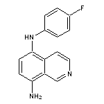 5-N-(4-fluorophenyl)isoquinoline-5,8-diamine