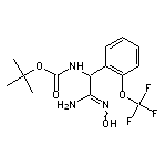 tert-butyl N-[(N’-hydroxycarbamimidoyl)[2-(trifluoromethoxy)phenyl]methyl]carbamate