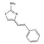 4-(2-phenylethenyl)-1,3-thiazol-2-amine