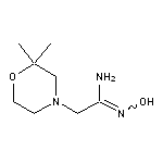 2-(2,2-dimethylmorpholin-4-yl)-N’-hydroxyethanimidamide