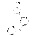 3-(3-phenoxyphenyl)-1,2,4-thiadiazol-5-amine