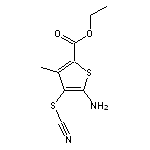 ethyl 5-amino-4-(cyanosulfanyl)-3-methylthiophene-2-carboxylate