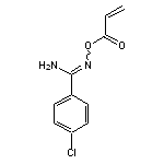 [amino(4-chlorophenyl)methylidene]amino prop-2-enoate