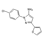 1-(4-chlorophenyl)-3-(furan-2-yl)-1H-pyrazol-5-amine