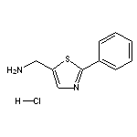 (2-phenyl-1,3-thiazol-5-yl)methanamine hydrochloride