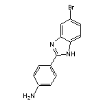 4-(5-bromo-1H-1,3-benzodiazol-2-yl)aniline