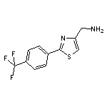 {2-[4-(trifluoromethyl)phenyl]-1,3-thiazol-4-yl}methanamine