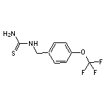 {[4-(trifluoromethoxy)phenyl]methyl}thiourea