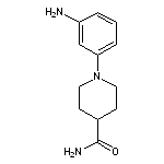 1-(3-aminophenyl)piperidine-4-carboxamide