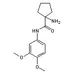 1-amino-N-(3,4-dimethoxyphenyl)cyclopentane-1-carboxamide