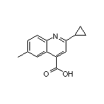 2-cyclopropyl-6-methylquinoline-4-carboxylic acid