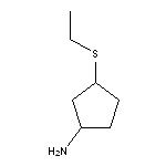 3-(ethylsulfanyl)cyclopentan-1-amine