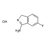 5-fluoro-1H-isoindol-3-amine hydrochloride