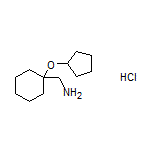 [1-(Cyclopentyloxy)cyclohexyl]methanamine Hydrochloride