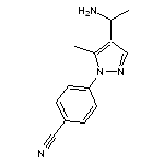 4-[4-(1-aminoethyl)-5-methyl-1H-pyrazol-1-yl]benzonitrile