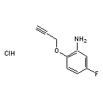 5-fluoro-2-(prop-2-yn-1-yloxy)aniline hydrochloride