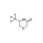 5-(trifluoromethyl)morpholin-3-one