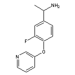 1-[3-fluoro-4-(pyridin-3-yloxy)phenyl]ethan-1-amine