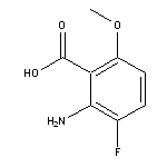 2-amino-3-fluoro-6-methoxybenzoic acid