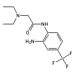 N-[2-amino-4-(trifluoromethyl)phenyl]-2-(diethylamino)acetamide