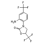 3-[2-amino-4-(trifluoromethyl)phenyl]-5-(trifluoromethyl)-1,3-oxazolidin-2-one