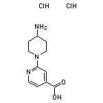 2-(4-aminopiperidin-1-yl)pyridine-4-carboxylic acid dihydrochloride