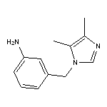 3-[(4,5-dimethyl-1H-imidazol-1-yl)methyl]aniline