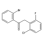 1-(2-bromophenyl)-2-(2-chloro-6-fluorophenyl)ethan-1-one