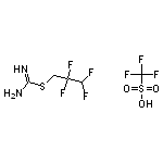 [(2,2,3,3-tetrafluoropropyl)sulfanyl]methanimidamide, trifluoromethanesulfonic acid