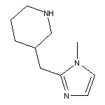 3-[(1-methyl-1H-imidazol-2-yl)methyl]piperidine