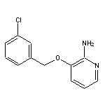 3-[(3-chlorophenyl)methoxy]pyridin-2-amine