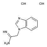 2-(1H-1,3-benzodiazol-1-yl)ethanimidamide dihydrochloride