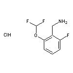 [2-(difluoromethoxy)-6-fluorophenyl]methanamine hydrochloride