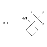 1-(trifluoromethyl)cyclobutan-1-amine hydrochloride