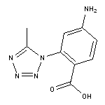 4-amino-2-(5-methyl-1H-1,2,3,4-tetrazol-1-yl)benzoic acid