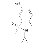 5-amino-N-cyclopropyl-2-fluorobenzene-1-sulfonamide