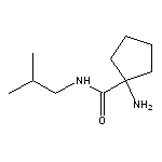 1-amino-N-(2-methylpropyl)cyclopentane-1-carboxamide