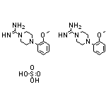 bis(4-(2-methoxyphenyl)piperazine-1-carboximidamide), sulfuric acid