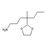 4-(1,3-dioxolan-2-yl)-4-methylheptan-1-amine