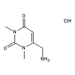 6-(aminomethyl)-1,3-dimethyl-1,2,3,4-tetrahydropyrimidine-2,4-dione hydrochloride