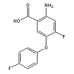 2-amino-4-fluoro-5-(4-fluorophenoxy)benzoic acid