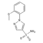 1-(2-methoxyphenyl)-1H-pyrazole-4-sulfonamide