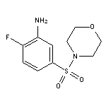 2-fluoro-5-(morpholine-4-sulfonyl)aniline