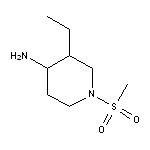 3-ethyl-1-methanesulfonylpiperidin-4-amine