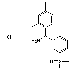 (2,4-dimethylphenyl)(3-methanesulfonylphenyl)methanamine hydrochloride