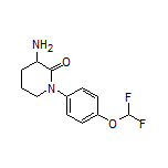 3-amino-1-[4-(difluoromethoxy)phenyl]piperidin-2-one