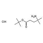 tert-butyl 4-amino-4-methylpentanoate hydrochloride